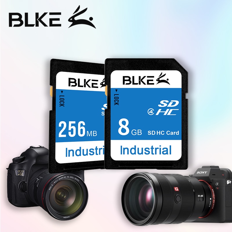 BLKE SD Card Memory Card 128M 256M 512MB 1G 2G 4G 8GB SDHC for Camera machine tool Mitsubishi M80 advertising machine CNC
