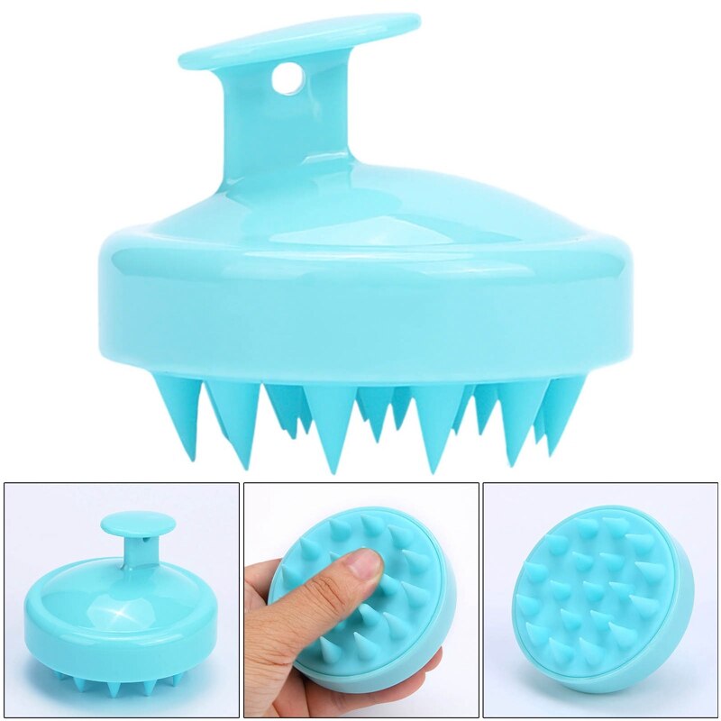 Siliconen Borstel Shampoo Hoofdhuid Borstel Kam Hoofd Spa Afslanken Massage Borstel Body Haar Wassen Kam Douche Bad Borstel 1 stuks