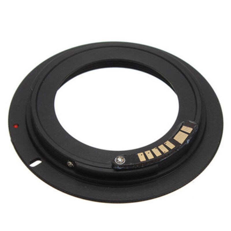 Lens Adapter Black For M42 Chips Lens to Canon EOS EF Mount Ring Adapter AF III Confirm