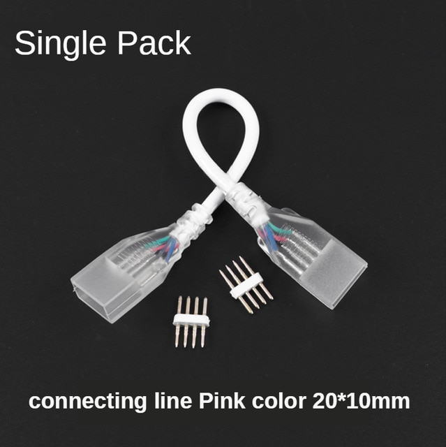 Aquarium fish tank color fluorescent lamp with 220V sump DIY fish tank lamp with LED waterproof light bar 1 meter: For Pink Line