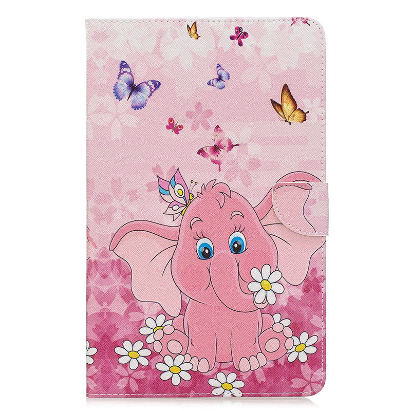 Per Il caso di Samsung Galaxy Tab 8.0 2019 SM-T290 T295 Simpatico Gatto Unicorno Cucciolo Farfalla Tablet Cover Per Galaxy Tab UN 8.0 2019 Caso: Elephant