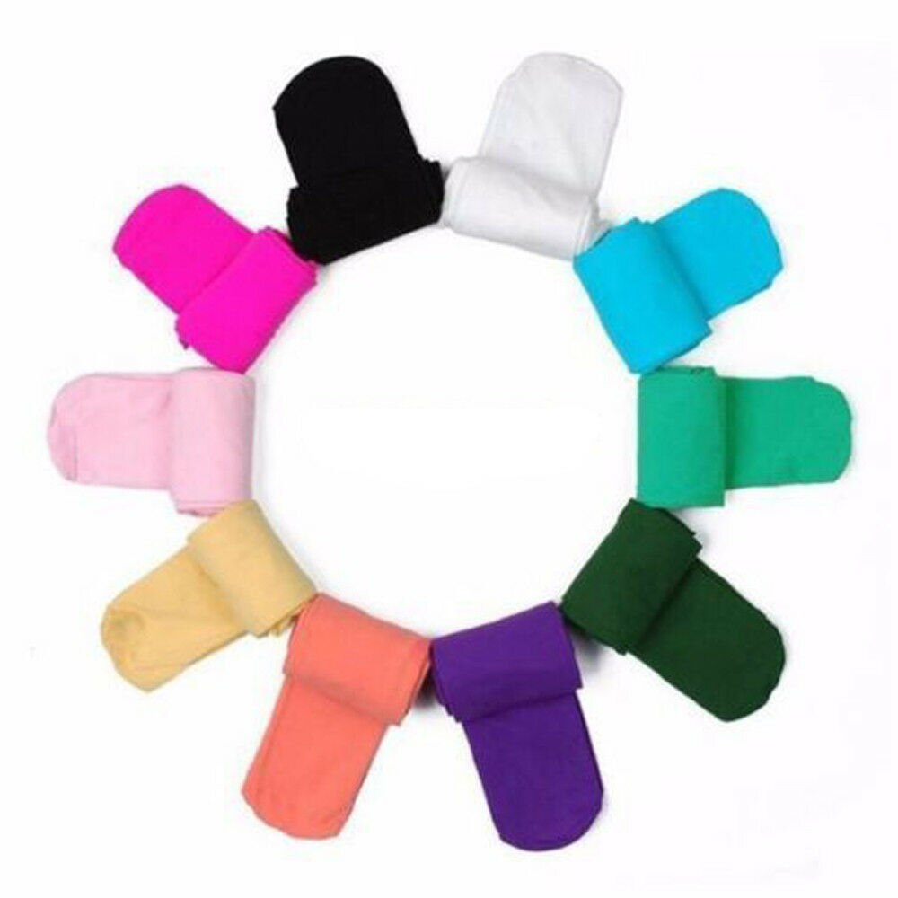 bebé recién nacido medias de algodón suave Pantyhose para niñas medias cálidas para bebé recién nacido 4-12 años de edad colores dulces