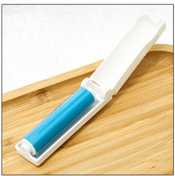 Washable Dust Roller for Wool Sheets Clothes Fluff Pet Hair Cleaning Tools Home Sticky Portable Clothes Lint Roller with Cover: 2