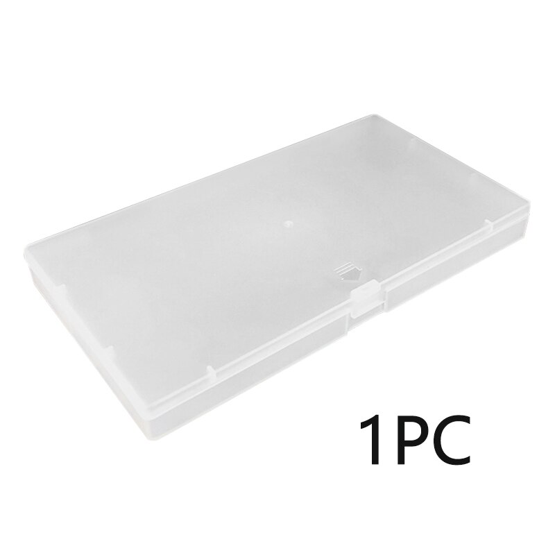 5/4/3/2/1 stk bærbare engangsmasker opbevaringsboks i frostet plastikemballage beholder arrangør rejse-hjem opbevaringsværktøj: 1pc