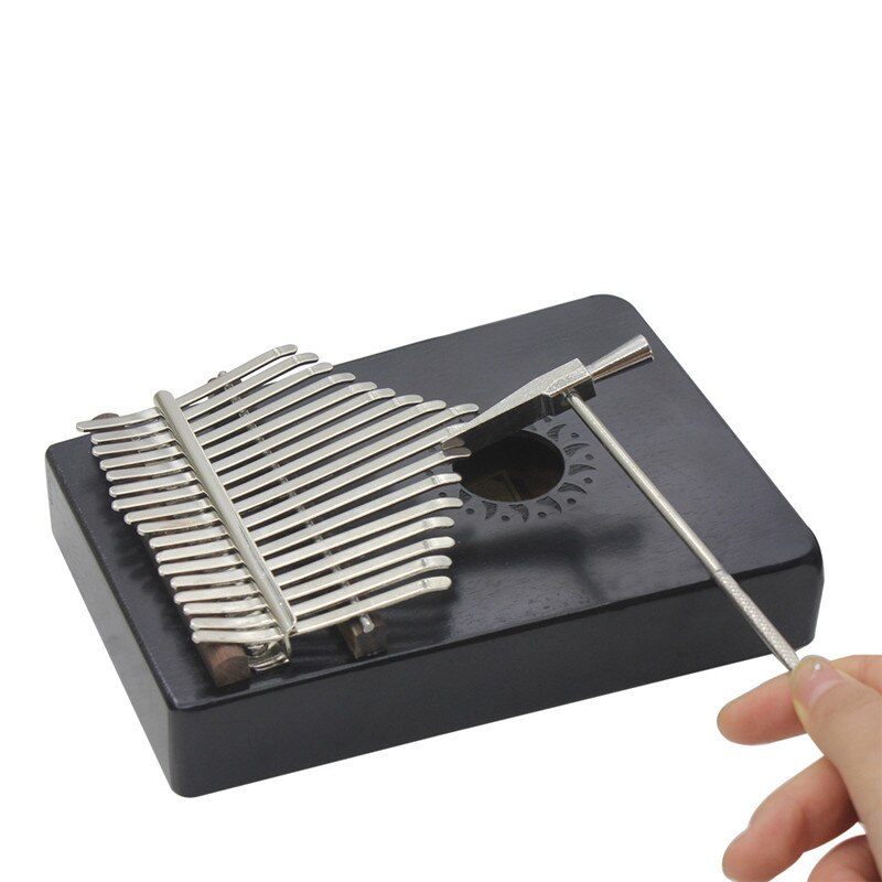 Irin 17- toetsen kalimba duimpiano acaciahout schokbestendige duimpiano met karinba-doos stemapparaat vingerbescherming handleiding voor beginners