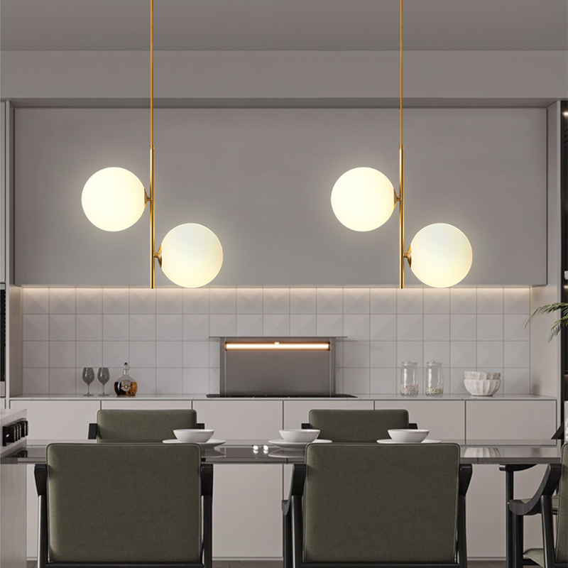 Nordic Glas Ball Anhänger Lichter Spannung 110V 220V Wohnkultur Esszimmer Schlafzimmer Nachttisch Ecke Hängen Lampen für Decke