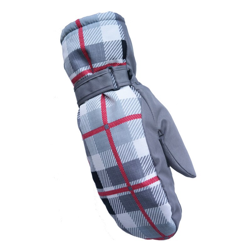 Kinderen Winter Handschoenen Kids Warm Winddicht En Waterdicht Warm Handschoenen Jongens & Meisjes Winter Warm Plus Fluwelen Dikker handschoenen: greygz