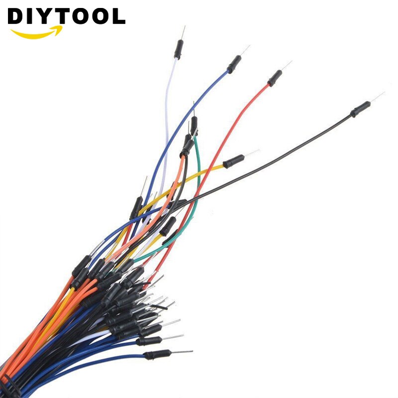 65pcs Jump Wire Cable Male to Male Jumper Wire for Arduino Breadboard