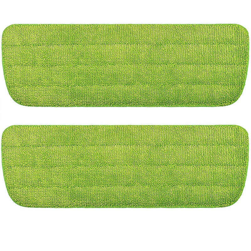 2-teilige Mikrofaser-Ersatz-Mop-Pads, wasch bare Mop-Nachfüllung für Sprüh mops und Mops, Reinigungs werkzeuge, nass und trocken