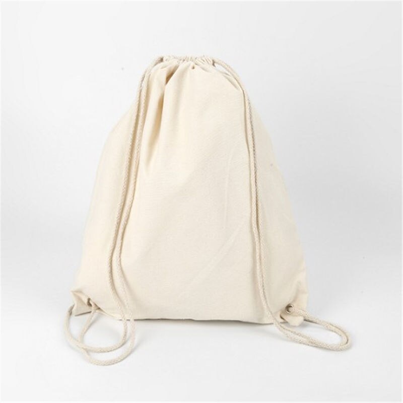 Trekkoordtassen, natuurlijk canvas, herbruikbare jute linnen trekkoordverpakkingstas, rugzak, gymschool, sieraden, kersttas