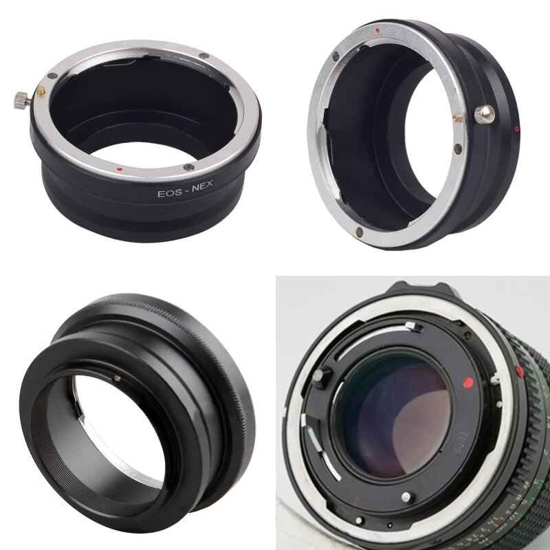 A0kb- zoll-objektivadapter aus metall für eos nex-anschluss, verstellbarer 5r 5t 3n -adapterring, objektivzubehör für sony  a7 a6000- zoll-nex --3- objektive