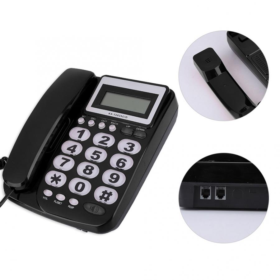 Desktop Corded Landline Telephone With Caller ID Display With Speakerphone for Home Office