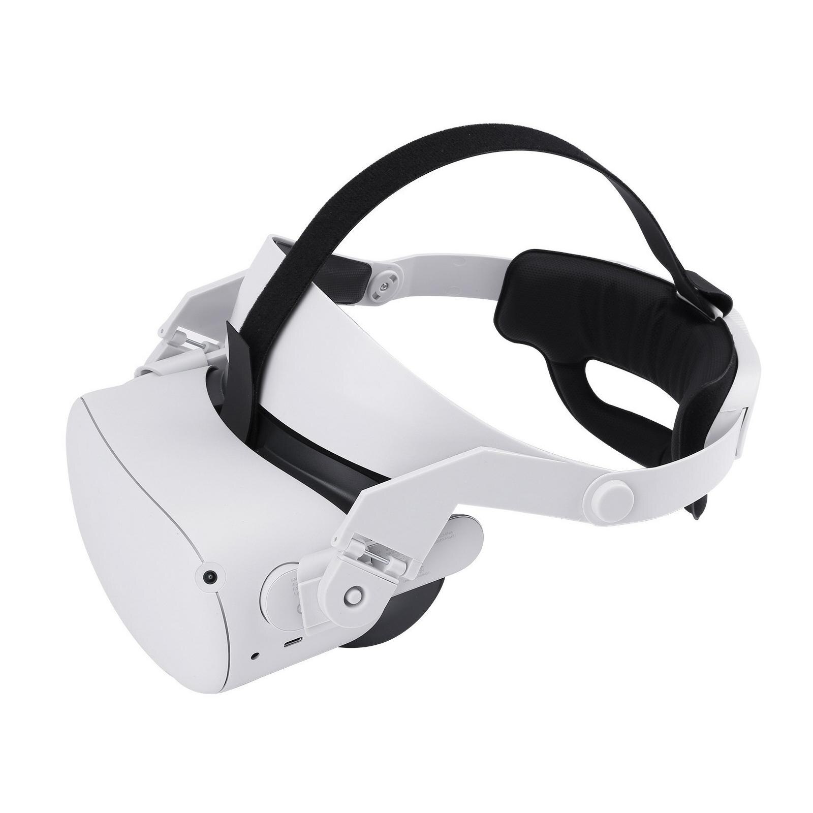 Adjustable VR Head Strap Elite Strap/ Replaces for Quest 2 White