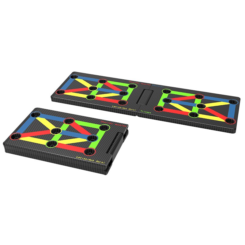 14 in 1 Push-Up Rack Board Training Sport Workout Fitness Gym Equipment Push Up Stand for ABS Abdominal Muscle Building Exercise