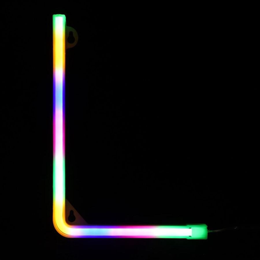 Neon Lamp Letter L Shaped LED Neon Light Wall Sign Decorative Light for Wedding Party Decor