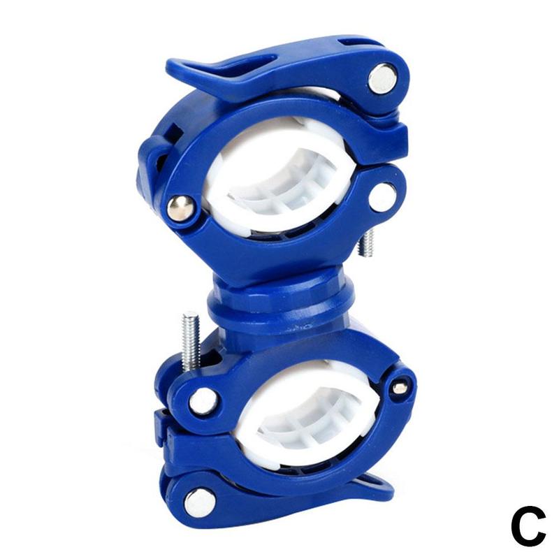 Lamp Holder Bicycle Flashlight Lamp Holder Front Lamp Mountain Holder Bike Accessorie Fixed Bike Holder Riding Bracket Equi J3d5: C