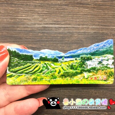 China City Tourist Souvenirs Koelkast Sticker Changbai Wuzhen Wuhan Guizhou Xinjiang Yunan Magneet Home Decor: Paars