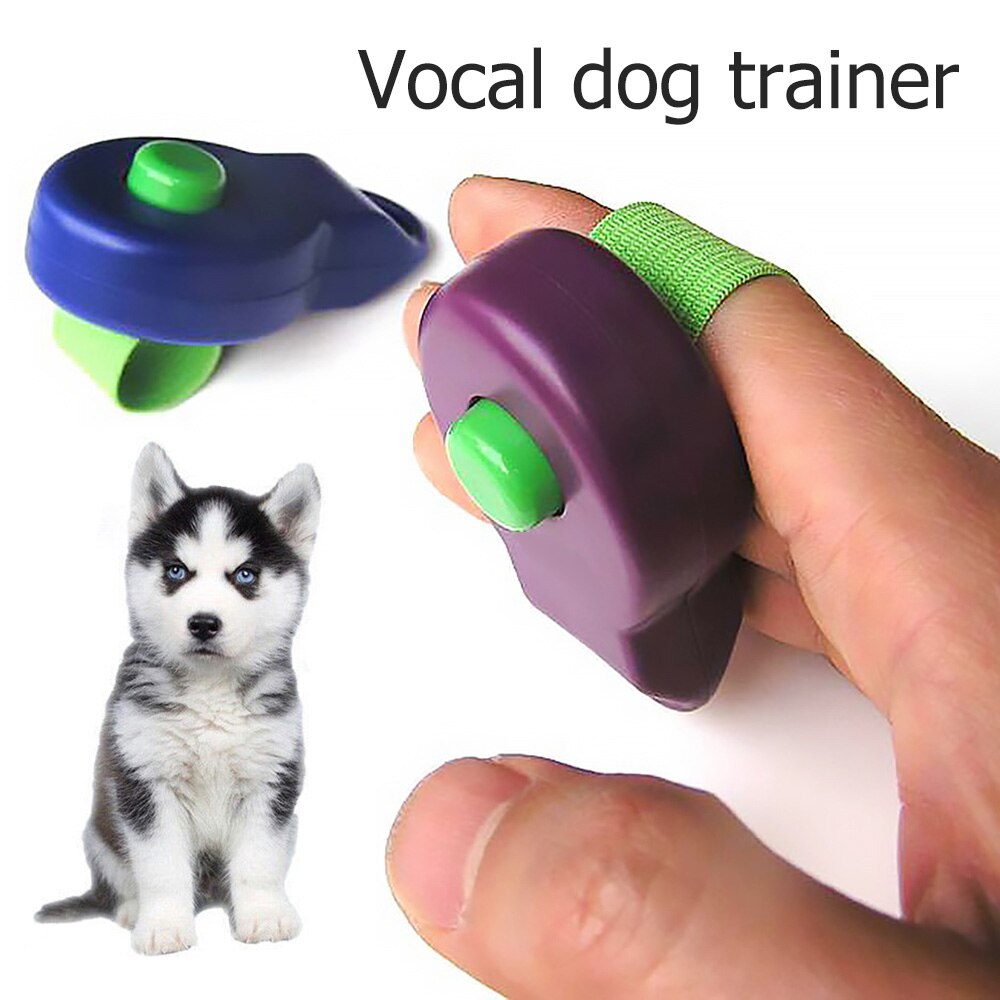 Pet Trainer Ring Clicker Klinkende Hond Trainer Draagbare Trainer Ondersteunende Gids Pet Training Whistle Gereedschap Hond Dierbenodigdheden