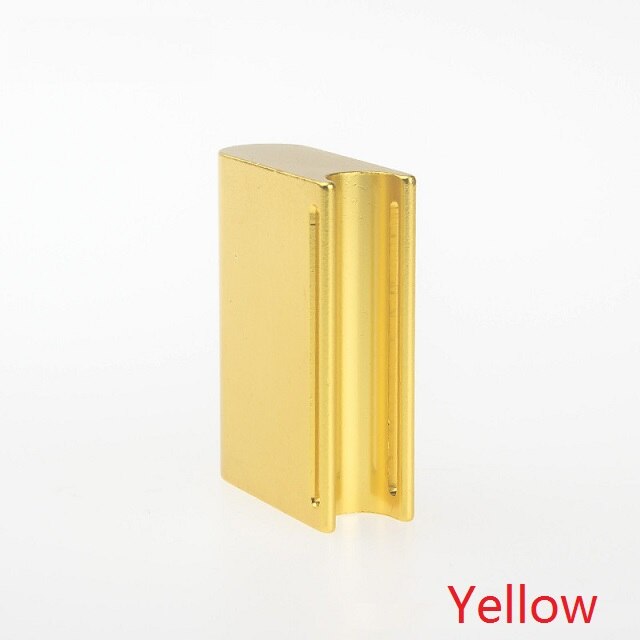 Outil de brunissage du cuir, ponceuse à bords coniques en aluminium, polissage multifonctionnel, bords propres sur les projets d&#39;artisanat du cuir: Yellow