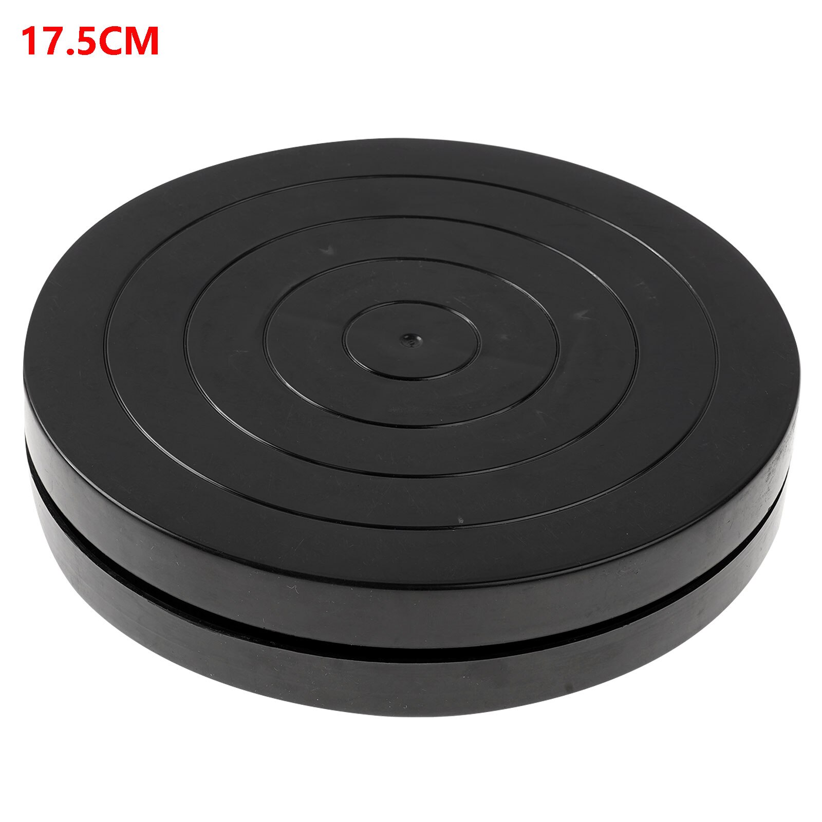 Bandeja giratoria de soporte para escultura de arcilla, rueda de cerámica blanda, plato giratorio de plástico, herramientas de escultura de arcilla de modelado hechas a mano reutilizables: 17.8cm