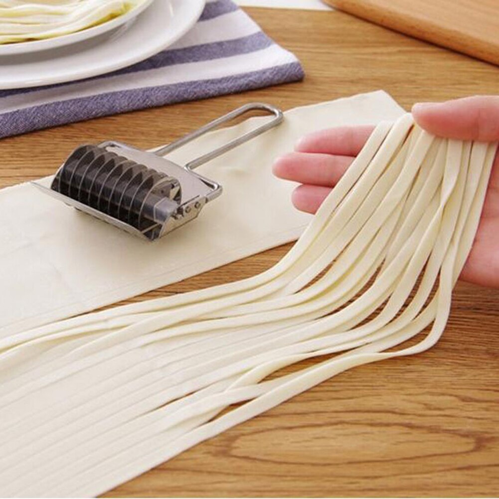 360-degree Cutter Sharp Blade Eight Uniform Home Stainless Steel Pasta Press Chopper Noodle Maker Mould Manual Roller Cutter