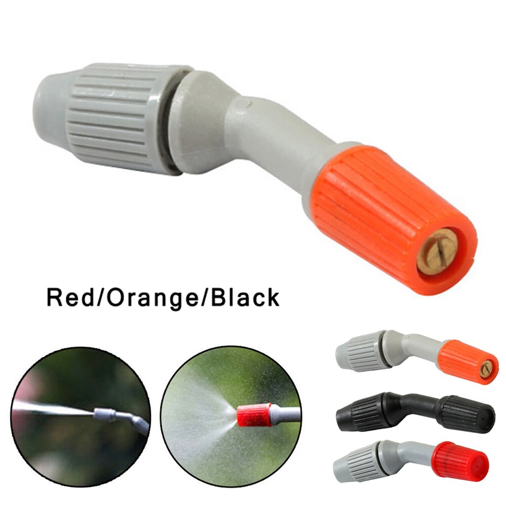 Red/Orange/Black Spray Nozzle Plastic 1/4" For Weedkiller Cone Replacement