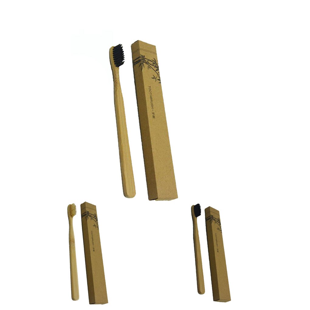 Dorosły/dziecko 1PC/2PCSEnvironment-przyjazny drewno szczoteczka robić zębów szczoteczka bambusowa miękka bambusowa rękojeść drewniana szczotka robić zębów