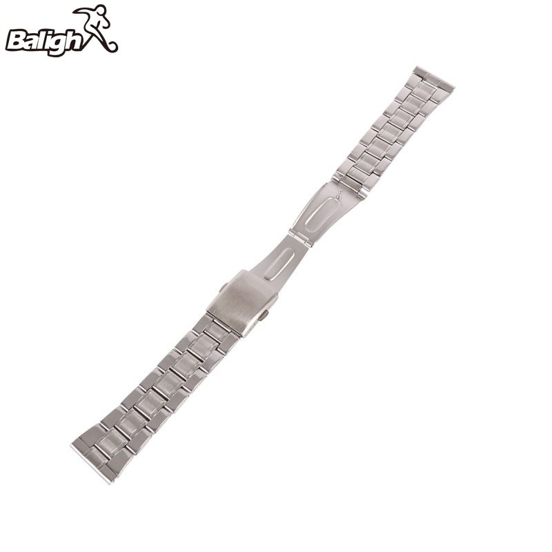 Stainless Steel Watchband Link Bracelet Stainless Steel Width18mm /20mm /22mm Plane Clasp Button Watch Strap Lug