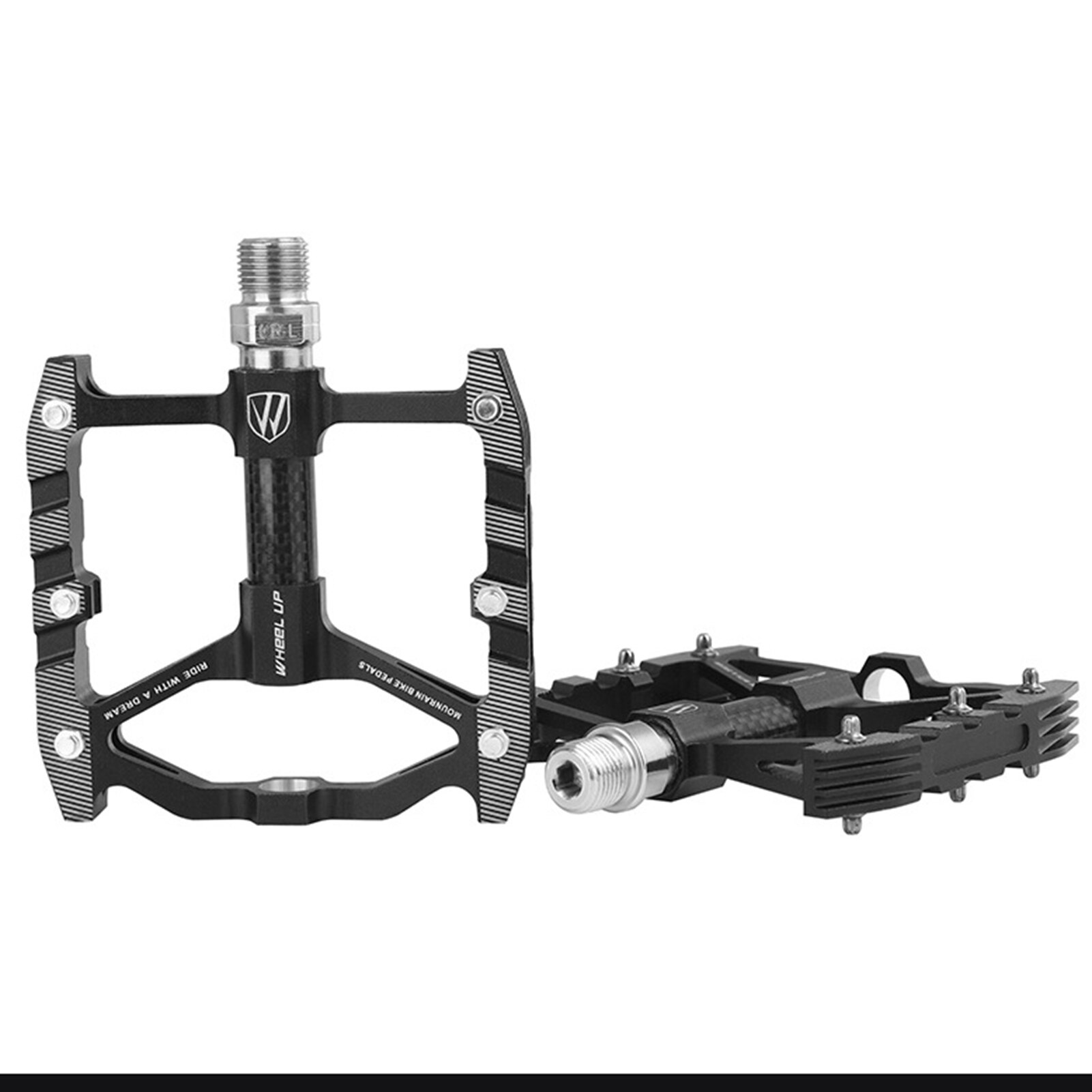 Lot De 2 Piquets De Vélo Antidérapants En Alliage D'aluminium Pour Vélo 3/8