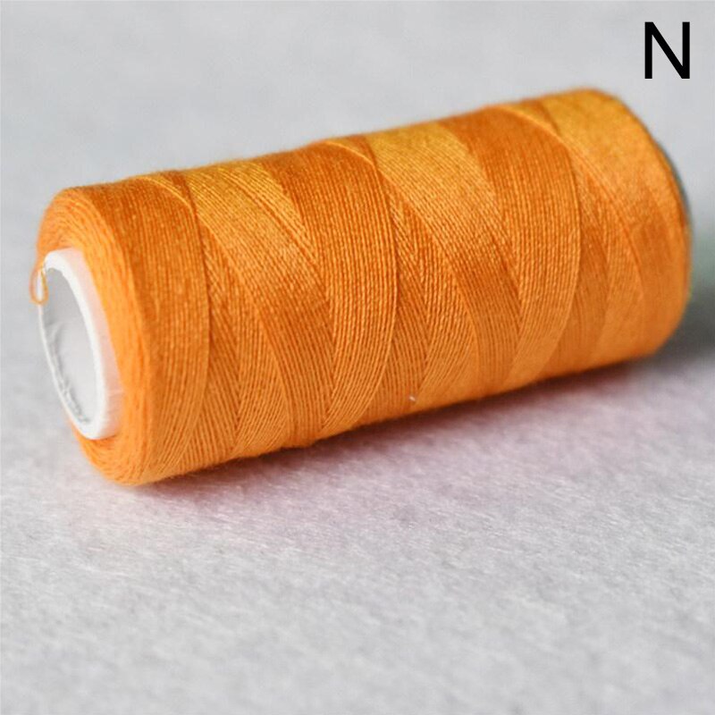 5 pcs/lot jean surverrouillage fils à coudre 50M fort Polyester fil Machine à coudre couture main artisanat accessoires 16 couleurs: N