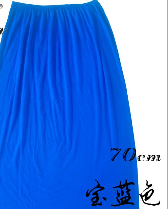 Slips women casual skirt ladies basic skirt underdress half slips petticoat underskirt jupon femme halka underskirt: color5 70cm