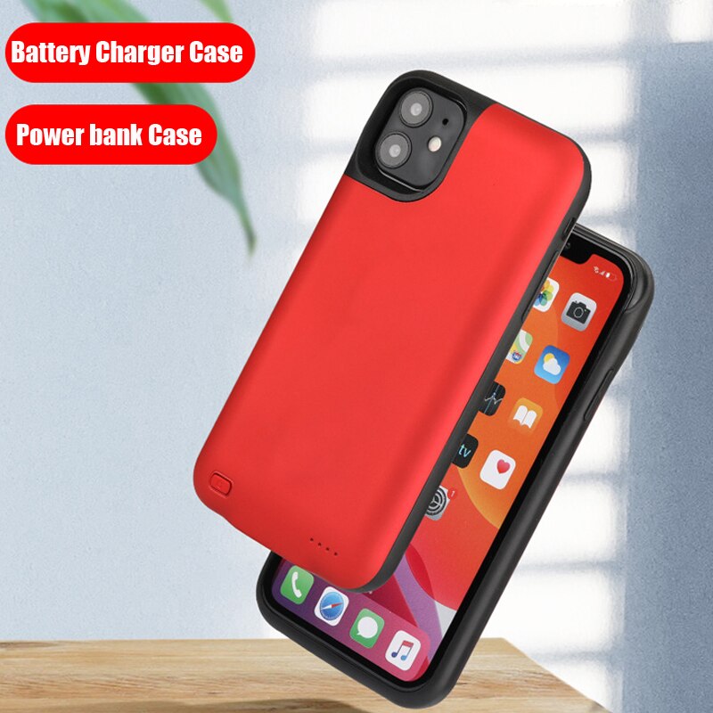 3000/4000/5000mAh ładowarka Case dla iPhone 11/11pro/11 Pro Max X XS MAX XR 6 6S 7 8 Plus Power Bank ładowarka przypadku