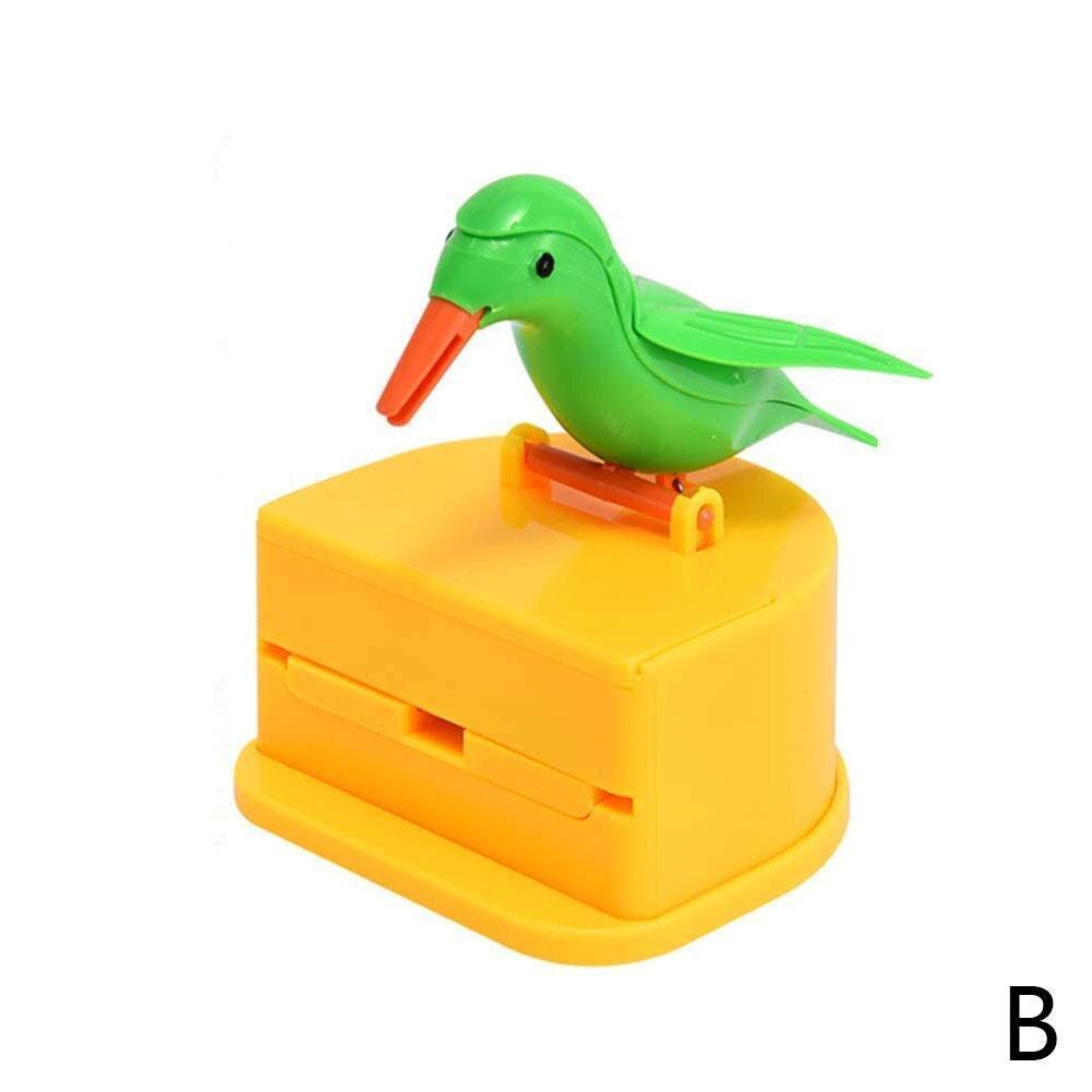 Kleine Vogel Tandenstoker Doos Keuken Automatische Up Push-Type Dier Houder Tandenstoker Tandenstoker Houder Huishouden Restaurant E3K3