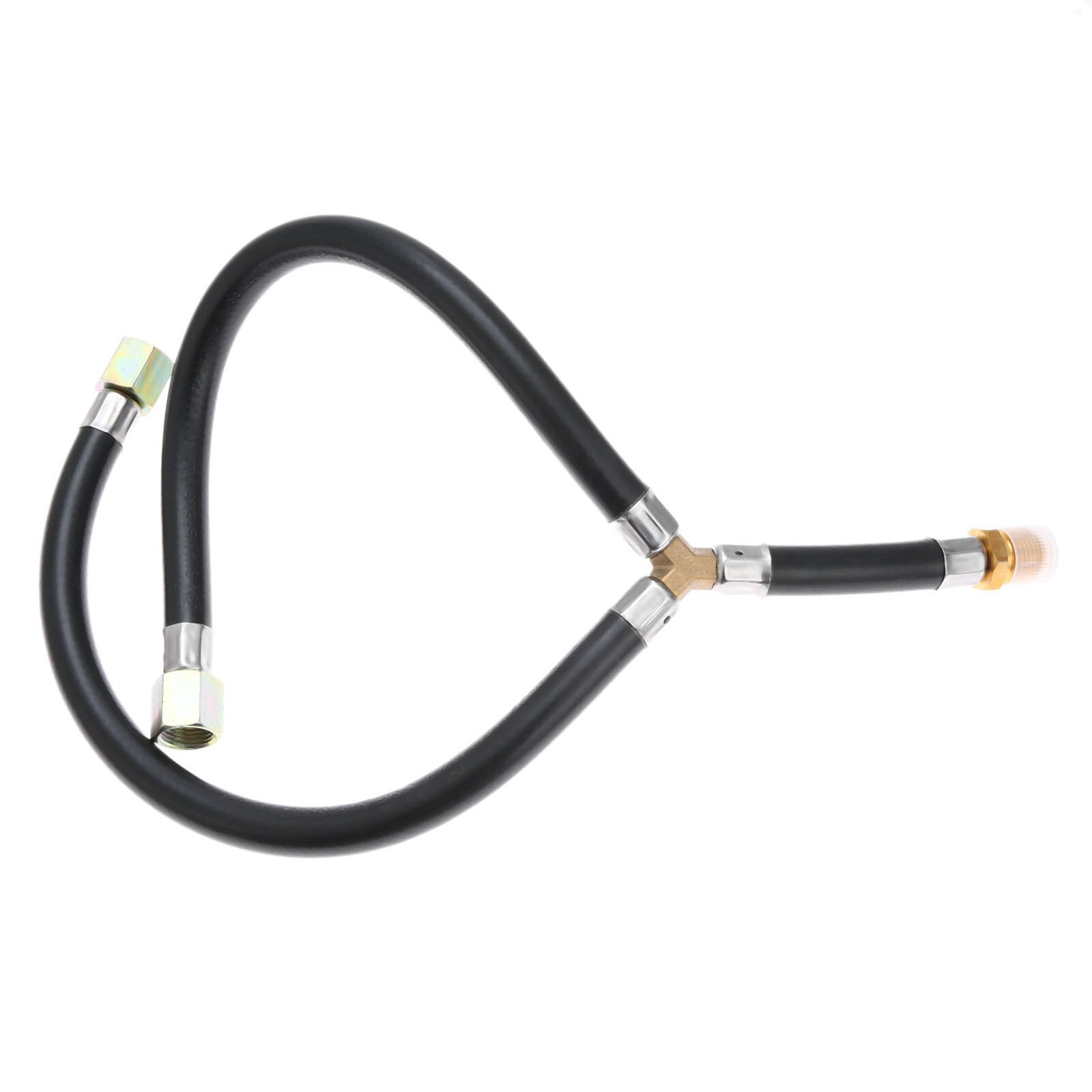 1 pc propan 3/8 tommer flare gas grill tilslutning fleksibel slange, y splitter slange samling dele indløbsrør til bbq komfur