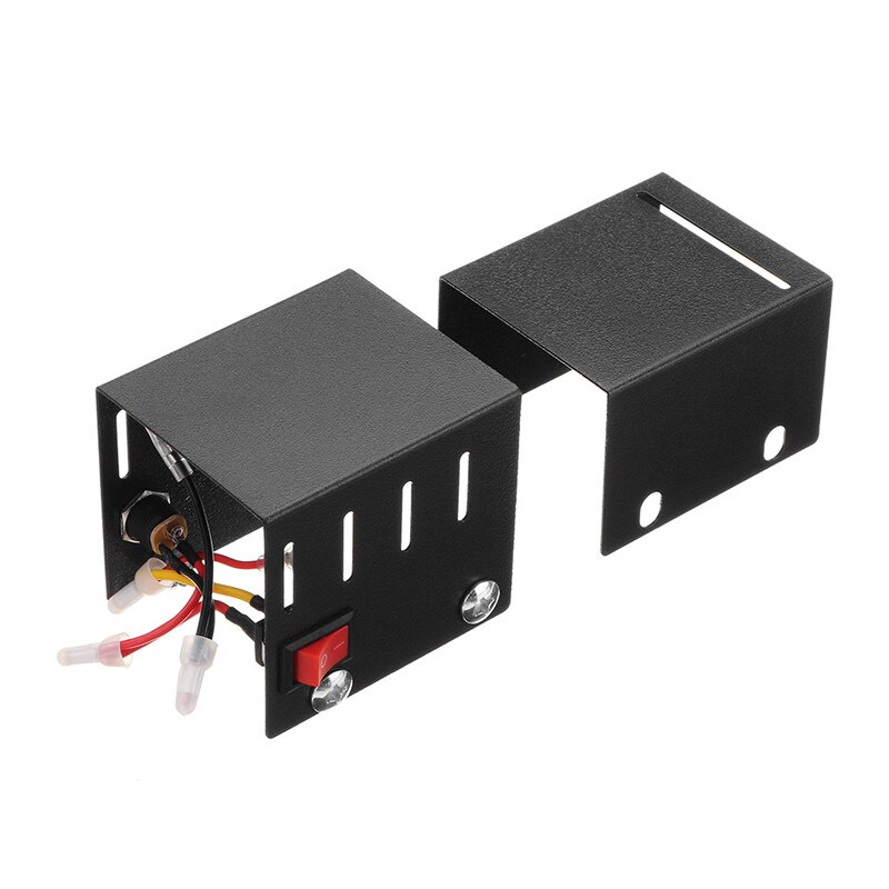 2 peças de metal capa com botão interruptor placa de aço pulverizado para torno máquina ferramenta mini torno mecânico torno torno torno torno cnc fresadora