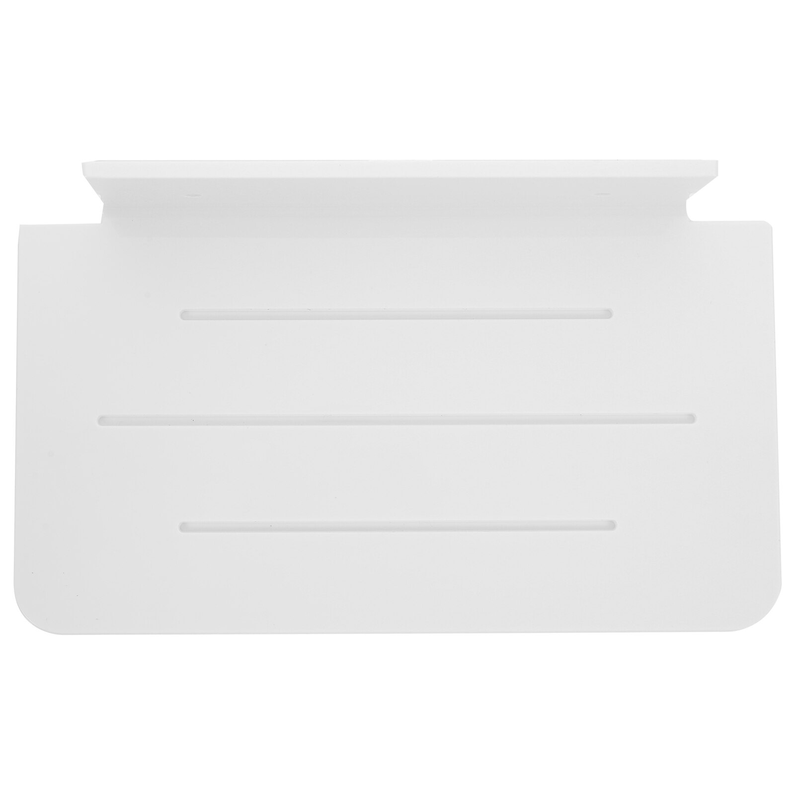 Plastic Wall-mounted Storage Rack Bathroom Wall Organizer Toilet Hanging Shelf: White