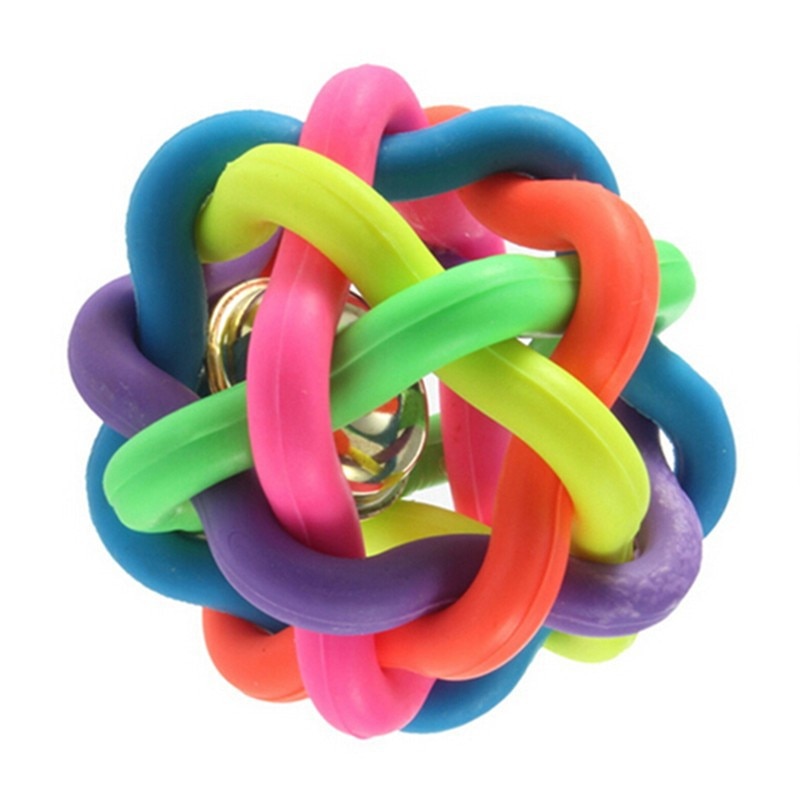0-24 Maanden Little Loud Bell Bal Baby Bal Speelgoed Baby Hand Bell Rammelaar Rammelaars Ontwikkelen Baby Intelligence Speelgoed: mix color