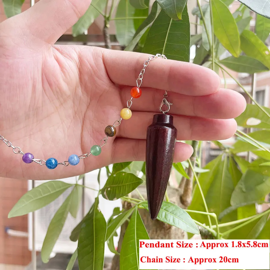 Egipcio Pêndulo De Madeira Natural para Adivinhação de radiestesia , Pêndulos De Madeira Egípcia Cone, Dowser Reiki, , perpétuo pendulos para radiestesia egipsio adivinhação espiritual X087: Zincado azul