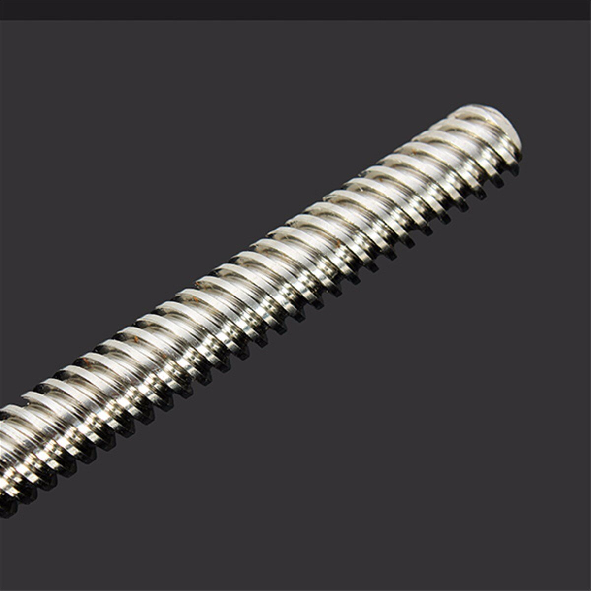 T8 300mm Stainless Steel Lead Screw Set with Shaft Coupling and Mounted Ball Bearing