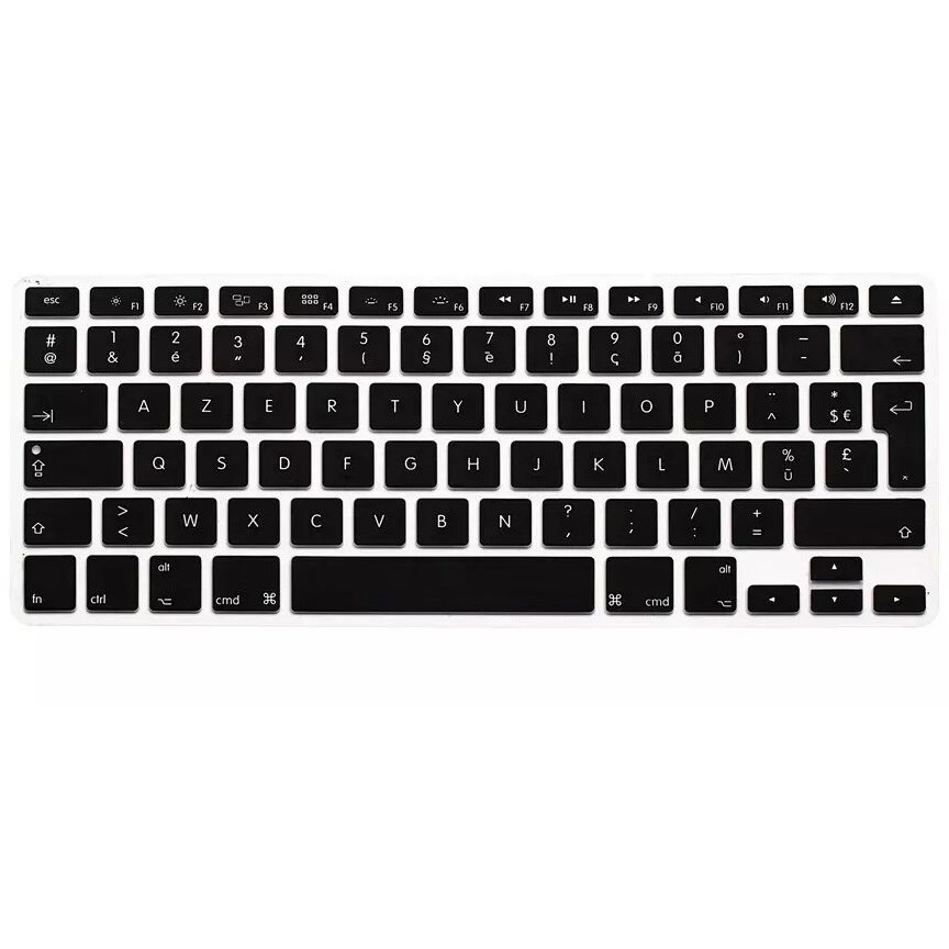 Eu Euro Azerty Franse Keyboard Cover Voor Macbook Air Pro Retina 13 15 Siliconen Toetsenbord Skin Protector Voor Imac