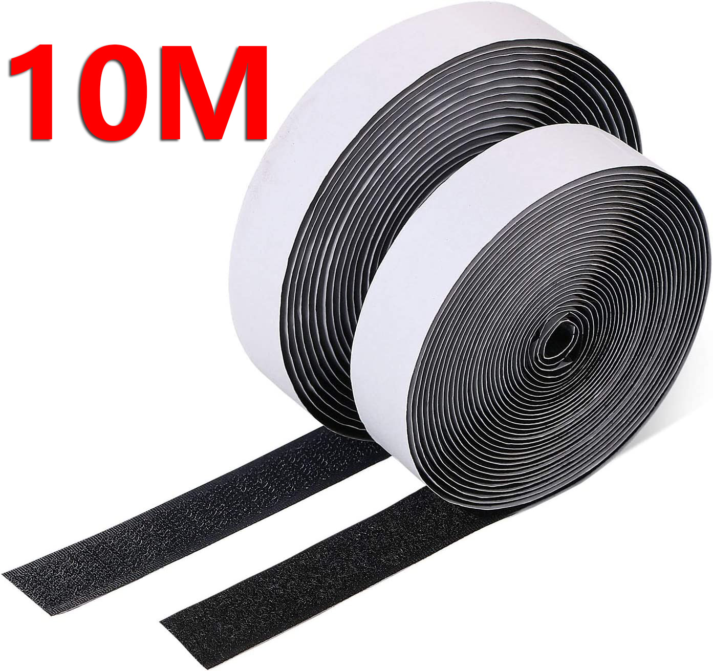Hook & Loop Tape20-50mm Wide, Magic Sticker Tape, Double Sided Self Adhesive Tape For Picture Frames, Mosquito Nets, Carpets, DI: 15mm / Antique Zinc