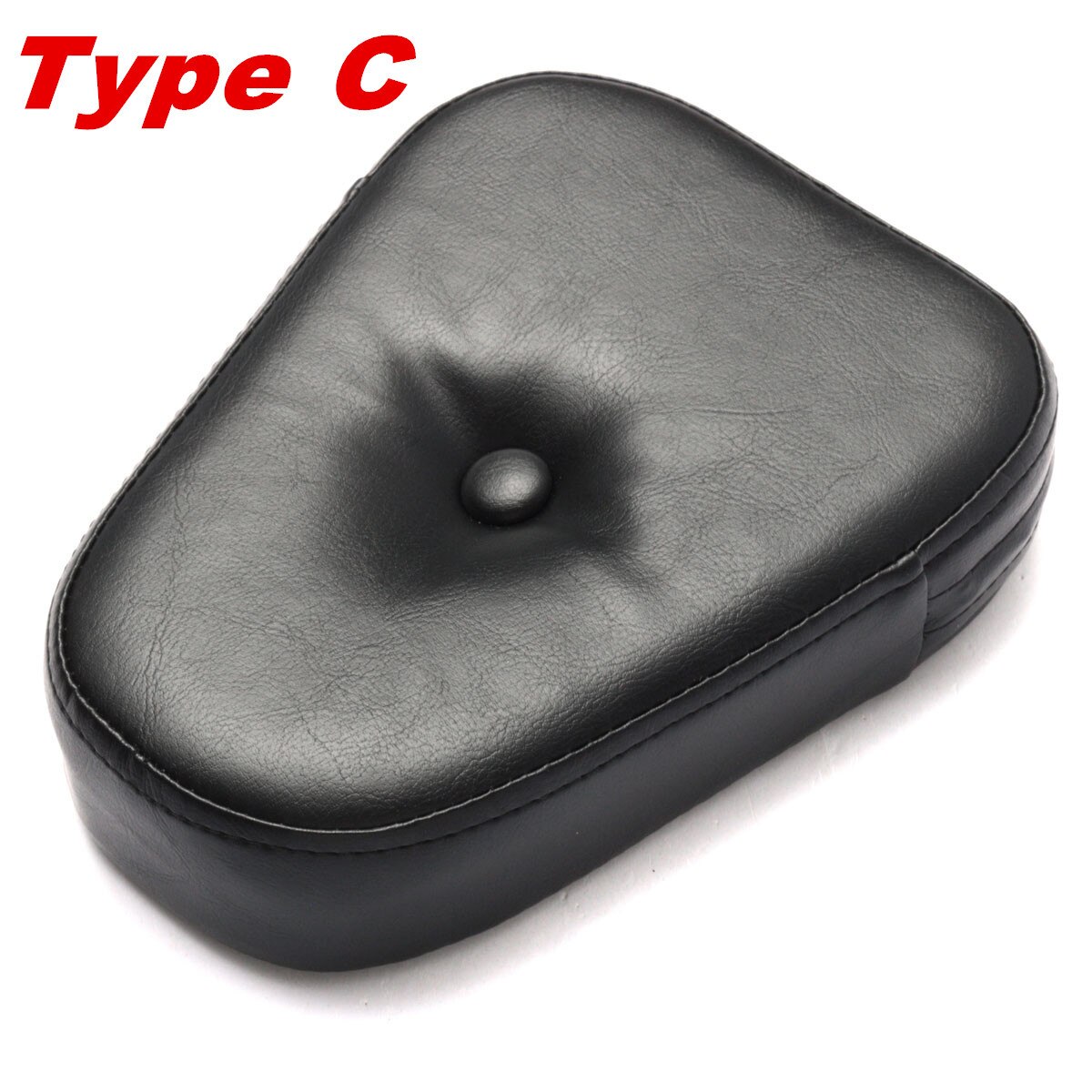 Universal Motorcycle Sissy Bar Backrest Cushion Pad For Harley Chopper Cruiser