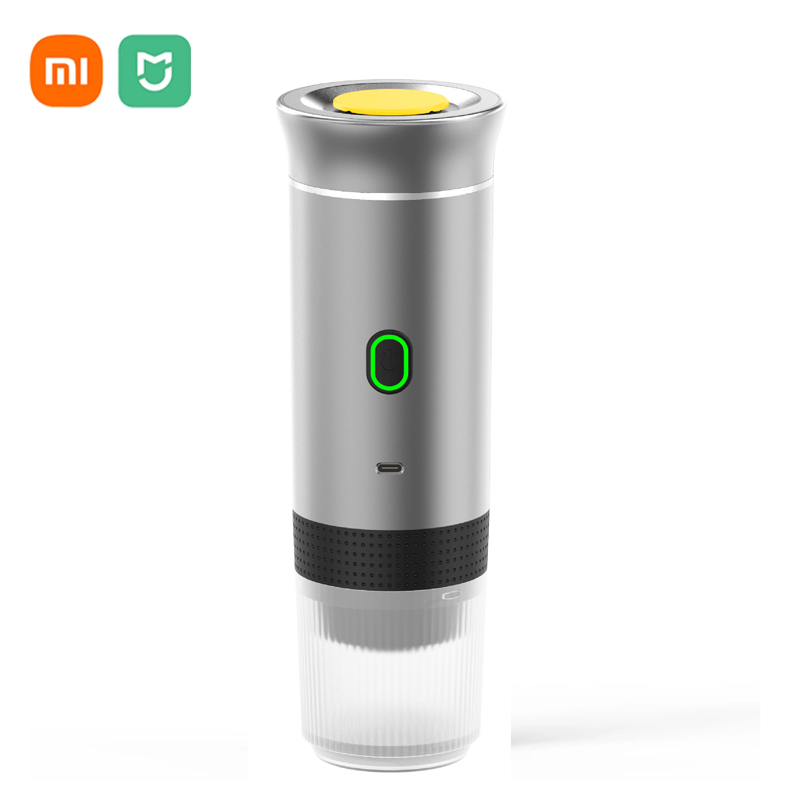 XIAOMI-cafetera eléctrica inalámbrica tipo C, recargable, 3 en 1, portátil, múltiples modos, para viaje en el hogar: Plata