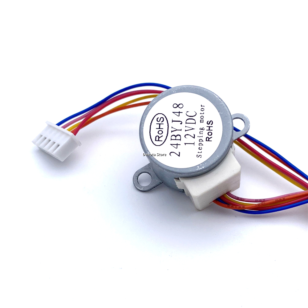 DC motor paso a paso 12V 1:64 24BYJ48 para aire acondicionado moviendo piezas de reparación