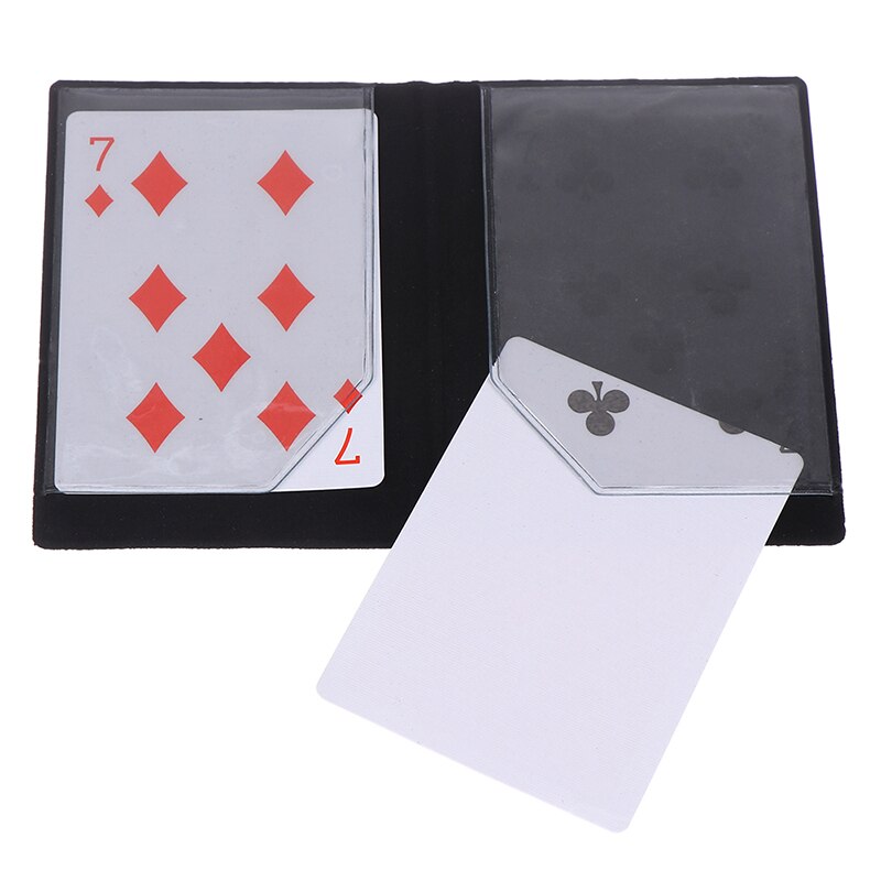 Optical Wallet Card Appearing Magic Tricks Wallet Melting With Magnet Card Street Stage Close Up Magic Illusion Mentalism