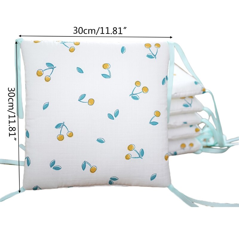 6 sztuk dziecko miękka bawełniana osłona robić łóżeczka łóżko dla noworodka łóżeczko ochraniacz poduszki poduszka dla niemowląt mata pościel robić pokoiku dziecięcego wystrój pokoju