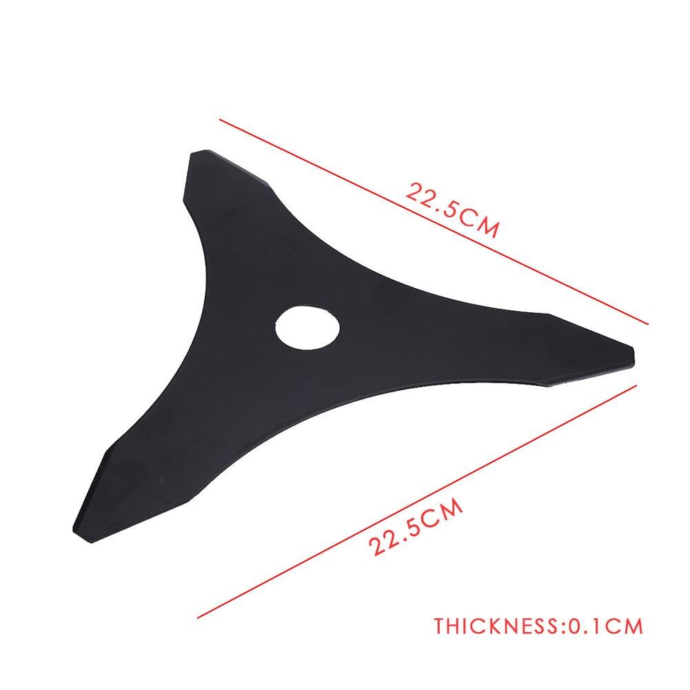 Trimmer Blade 3 Teeth Black 3T Brushcutter Blade Steel Home Lawn Machine Bushes