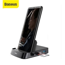 Baseus usb c hub estação de dex para usb 3.0 hdmi-hub usb compatível para samsung s20 nota 20 huawei p40 mate 30 tipo c doca estação