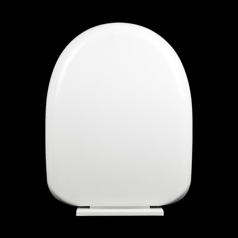 Universal Slow-Close Toilet Seat Lid PP Board White U Type Replacement Toilet Seat Cover Household Thickened Toilet Seats