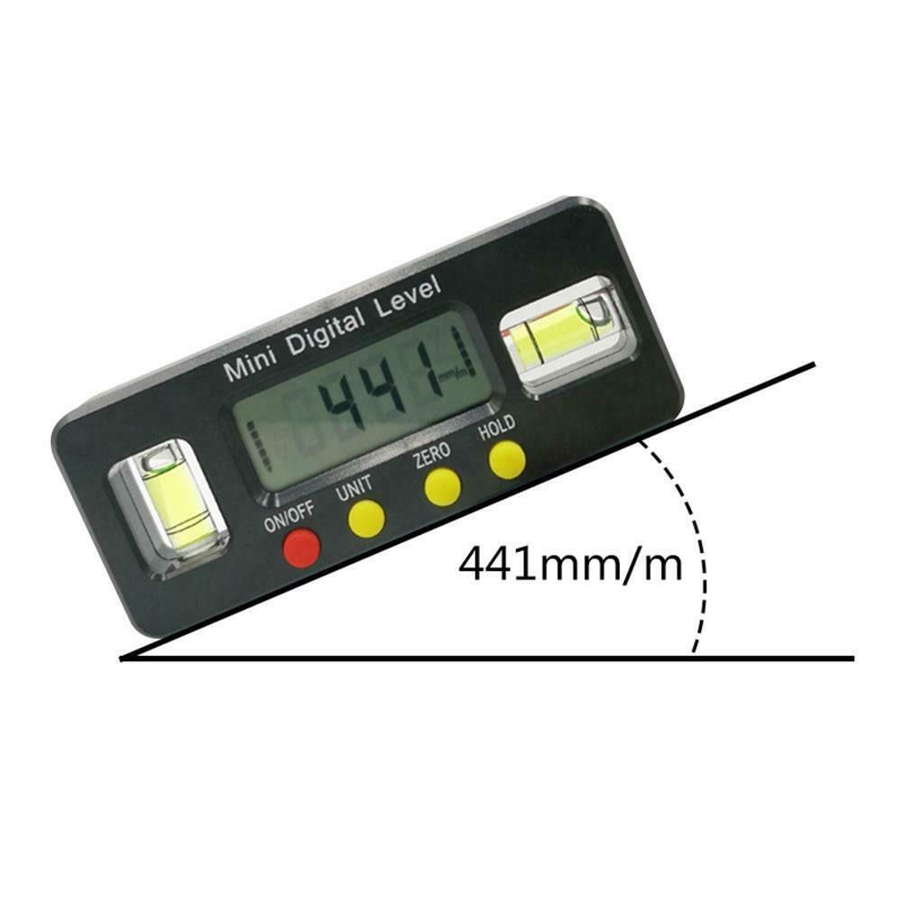 Yiwa 100mm Digital Angle Finder Inclinometer Electronic Level Box with Magnetics Angle Measuring Carpenter Tool